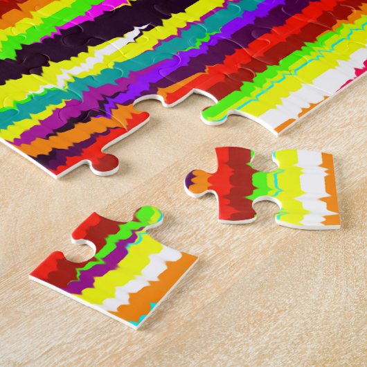 Puzzle rayé impossible (Côté)