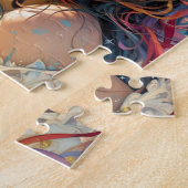 Puzzle Rayon céleste - Portrait Angel ailé arc-en-ciel (Côté)