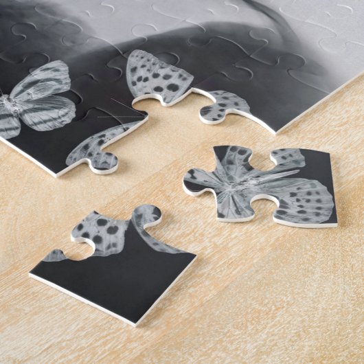 Puzzle Rayon X des papillons dans l'estomac (Côté)