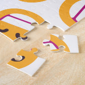 Puzzle Rayonnement Visage Souriant Yeux mignons Couleurs (Côté)