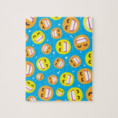 Puzzle Rayonnement Visage Souriant Yeux mignons Couleurs  (Vertical)