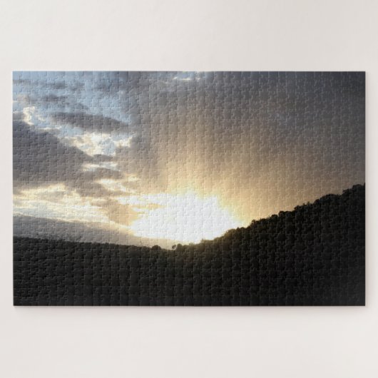 Puzzle rayons de soleil couchant (Horizontal)