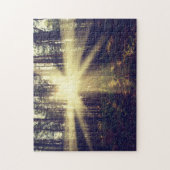 Puzzle Rayons de soleil de forêt (Vertical)