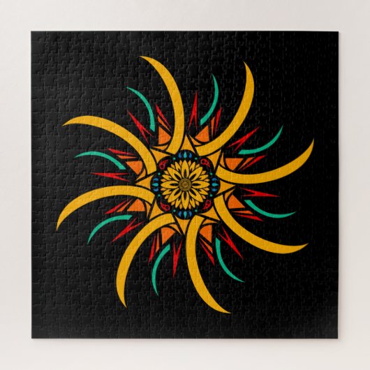Puzzle rayons solaires (Vertical)