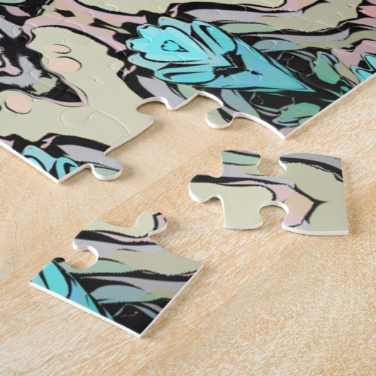 Puzzle Rayons Sun Abstraits (Côté)