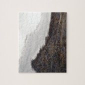 Puzzle Rayures de courant de neige d'hiver (Vertical)