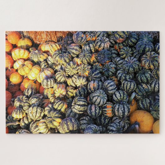 Puzzle Rayures Et Citrouilles (Horizontal)