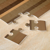 Puzzle Rayures marron (Côté)