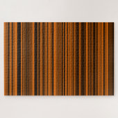Puzzle Rayures Marron Noir Orange (Horizontal)