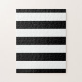 Puzzle Rayures noires et blanches élégantes (Vertical)