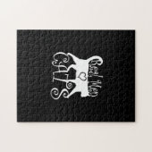 Puzzle Real Men Love Cats in Style (Horizontal)