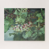 Puzzle Realistic Grape Vine with Leaves – Fine Art (Horizontal)
