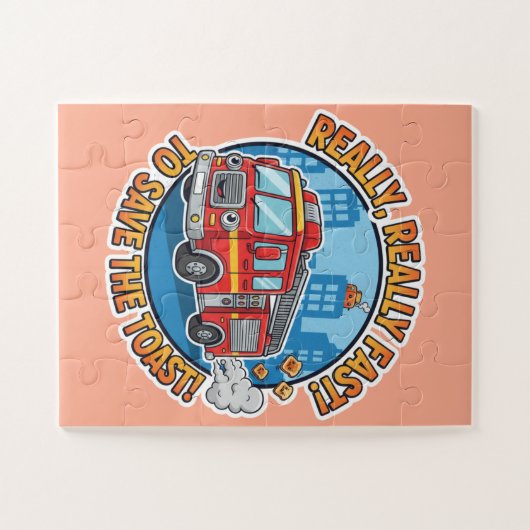 Puzzle Really, Really Fast! To Save The Toast! - Funny (Horizontal)