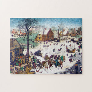 Puzzle Recensement à Bethléem, Pieter Bruegel