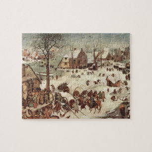 Puzzle Recensement à Bethlehem par Pieter Bruegel