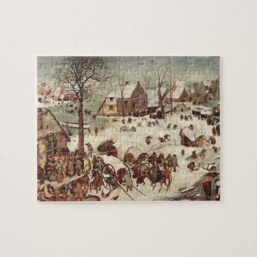 Puzzle Recensement à Bethlehem par Pieter Bruegel (Horizontal)