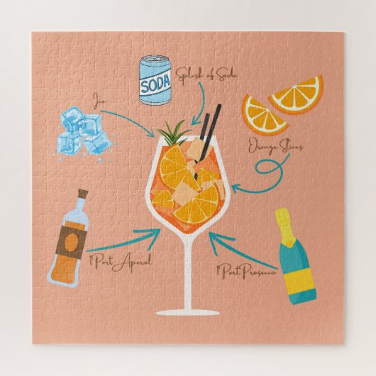 Puzzle Recette Aperol (Vertical)