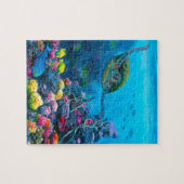 Puzzle Récif tropical hawaïen de poissons de tortue de (Horizontal)