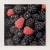 Puzzle Récolte de mûres et de framboises (Horizontal)