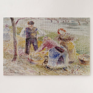 Puzzle Récolte de pommes de terre, 1884 - Camille Pissarr