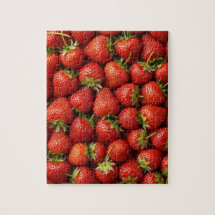 Puzzle Récolte d'été douce : Tapis de fraises luxuriant