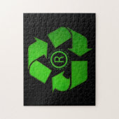 Puzzle Recycle Logo par Shirley Taylor (Vertical)