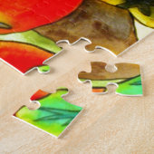 Puzzle Red Apples aquarelle art original (Côté)
