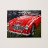 Puzzle Red Austin Healey 3000 voiture classique (Horizontal)