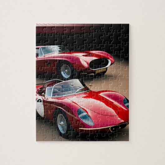 Puzzle Red Barchetta (Vertical)