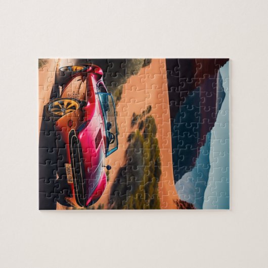 Puzzle Red Barchetta (Horizontal)