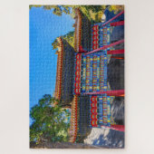 Puzzle Red Blue Gate Jade (Vertical)