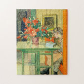 Puzzle Red Cactus Et Lisbeth Lecture Carl Larsson (Vertical)