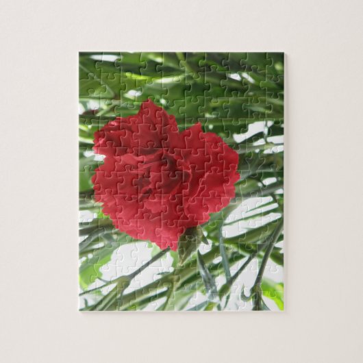Puzzle Red Carnation (Vertical)