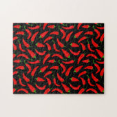 Puzzle Red Chili Pepper Fun Food (Horizontal)