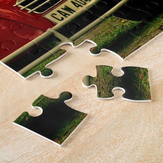 Puzzle Red Citroën 2CV (Côté)