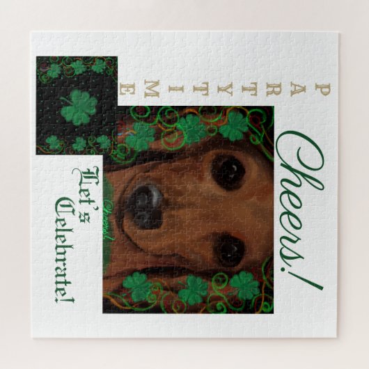 Puzzle Red Dachshund (Horizontal)