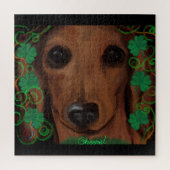Puzzle Red Dachshund (Vertical)