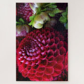 Puzzle Red Dahlia Challenge (Vertical)
