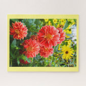 Puzzle Red Dahlias (Horizontal)