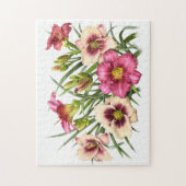 Puzzle Red Daylily Bouquet Art Botanique (Vertical)