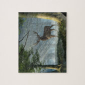 Puzzle Red Deer dans la forêt profonde (Vertical)