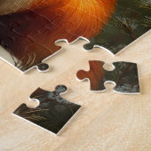 Puzzle Red fox in winter forest (Côté)