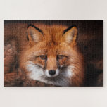Puzzle Red Fox Wild Woodland Animal<br><div class="desc">Ce dessin est orné d'un portrait de renard rouge. #fox #redfox #woodland #forest #animal #wild #predator #photo #photography #animalphotography #puzzles #jigsaw #jigsawpuzzle #jeu #fun #stockingstuffers #secrétariatsanta #cadeaux #giftsforhim #giftsforher #forhim #forher #forher</div>