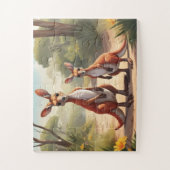 Puzzle Red Kangaroos australien (Vertical)