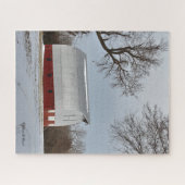 Puzzle Red Kansas Barn (Horizontal)