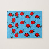 Puzzle Red Ladybugs Crawling Thunder_Cove (Horizontal)
