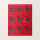 Puzzle Red Maine Lobsters Thunder_Cove (Vertical)