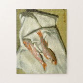 Puzzle Red Mullets Monet Art (Vertical)