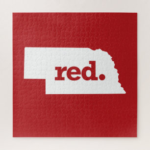 PUZZLE RED NEBRASKA