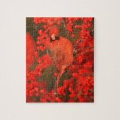 Puzzle Red Northern Cardinal (Vertical)